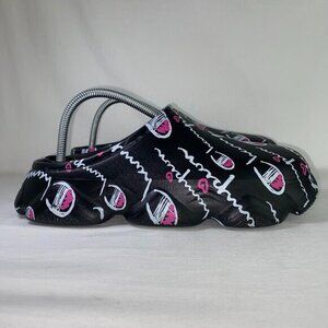 Champion Super Meloso Warped Slip On Logo Clogs Shoes Black Women's Size 8